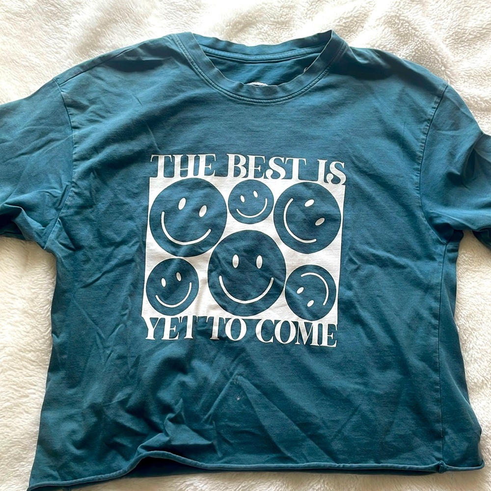 juniors blue top